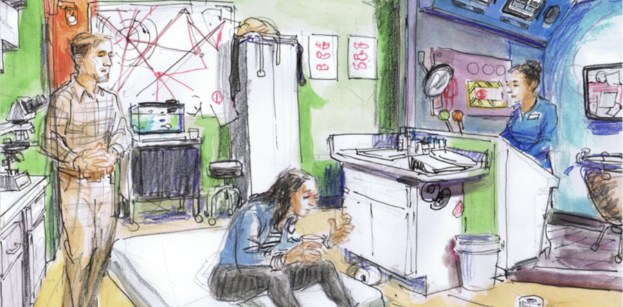 Sketch of BOOM by Thomas Thorspecken